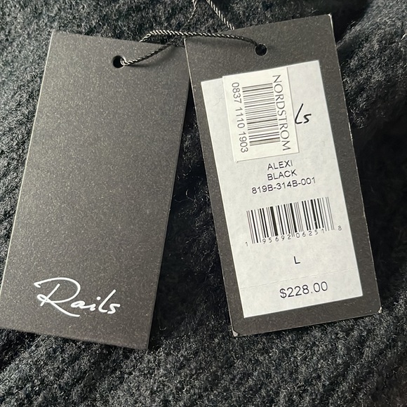 NWT Rails Alexi Sweater in Black Size Large - Picture 8 of 14